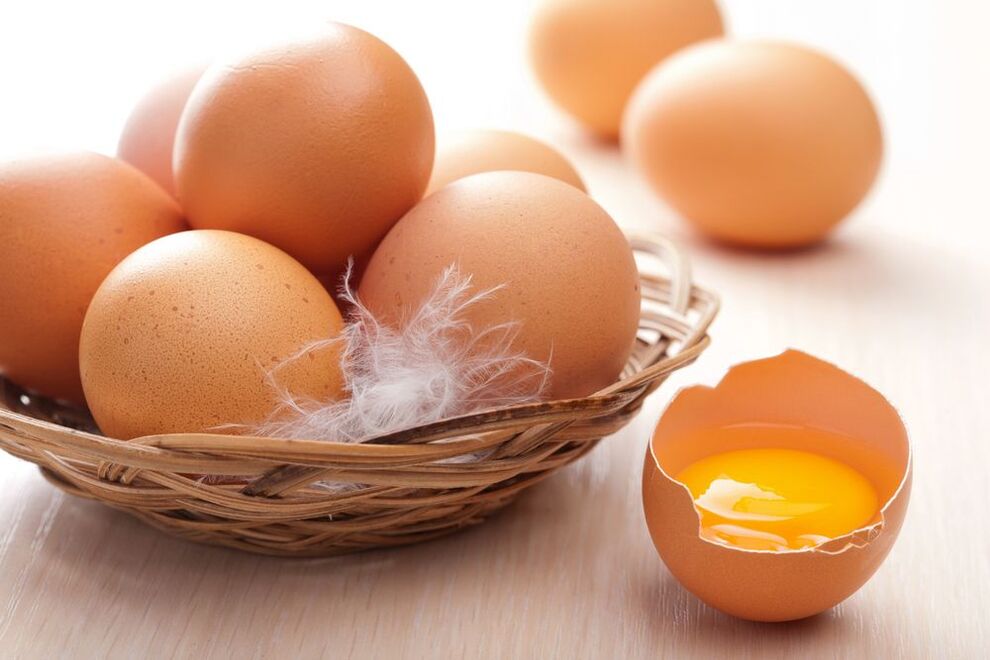ダイエット中の鶏の卵